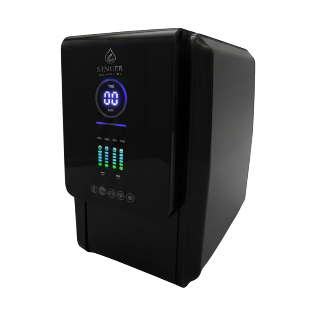 Singer Alkali İyonizer Black Renk İzometrik Görünüm