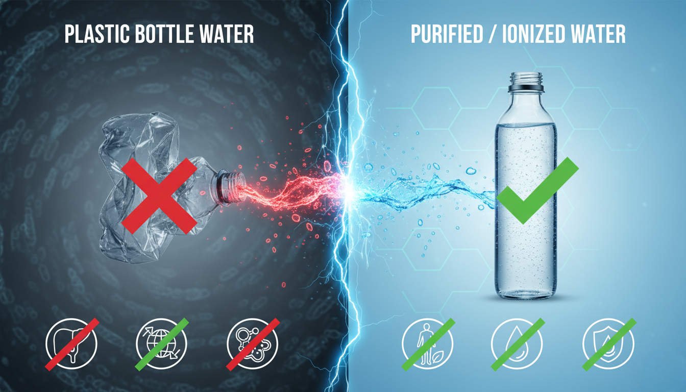 Plastik şişe suların zararları ve mikroplastik tehlikesi