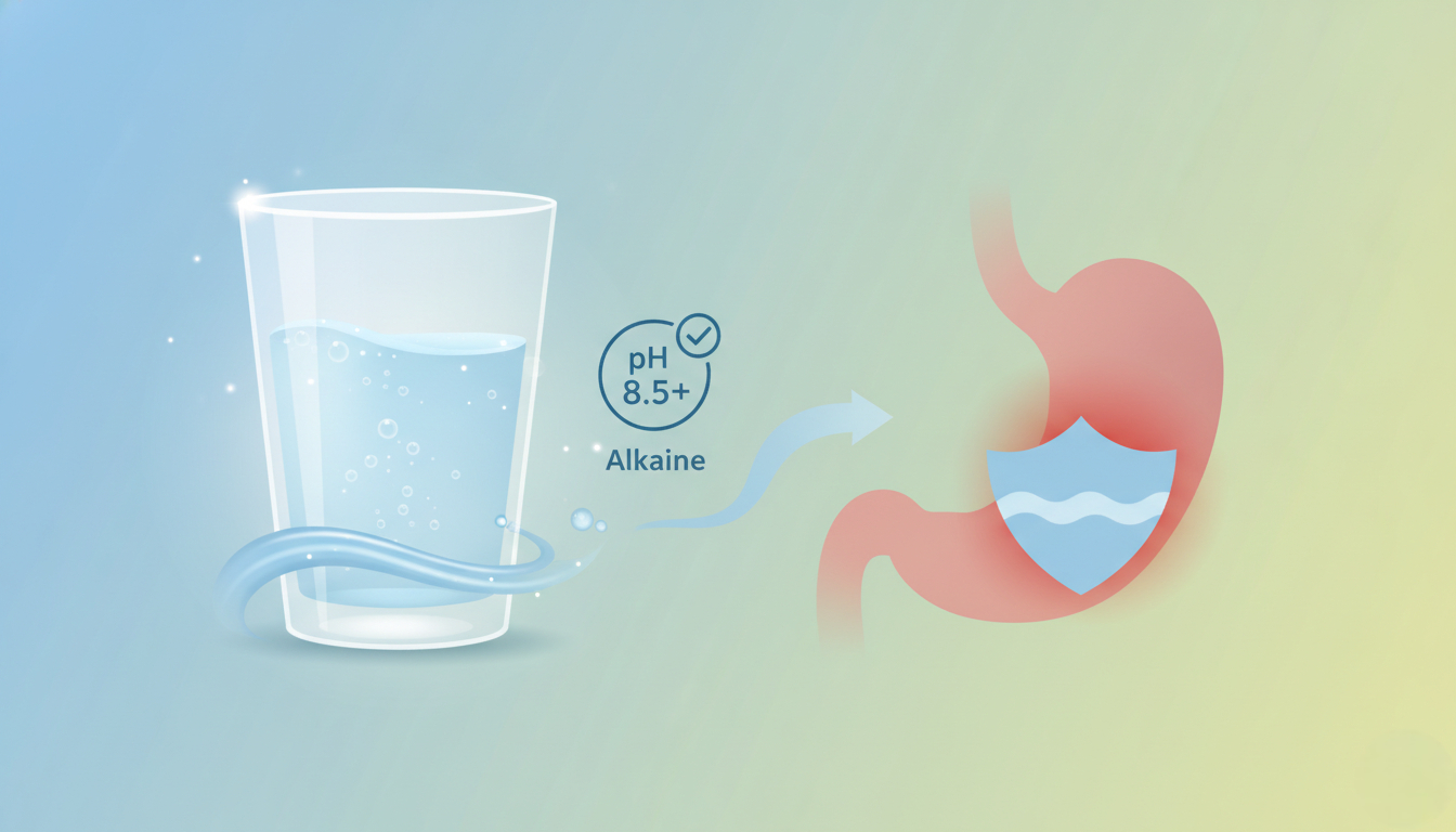Reflü ve mide yanmasına alkali suyun etkisi