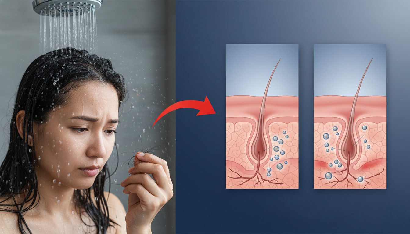 Saç dökülmesi ve su kalitesi arasındaki ilişki