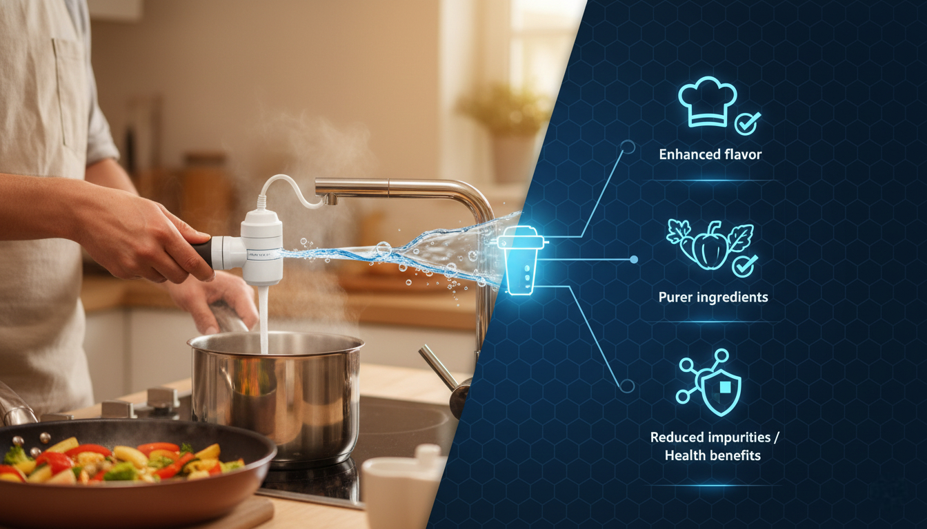 Yemek pişirirken neden arıtma suyu kullanmalısınız
